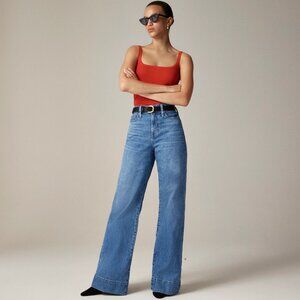 J. Crew Light Blue High-Rise Wide-Leg Jeans